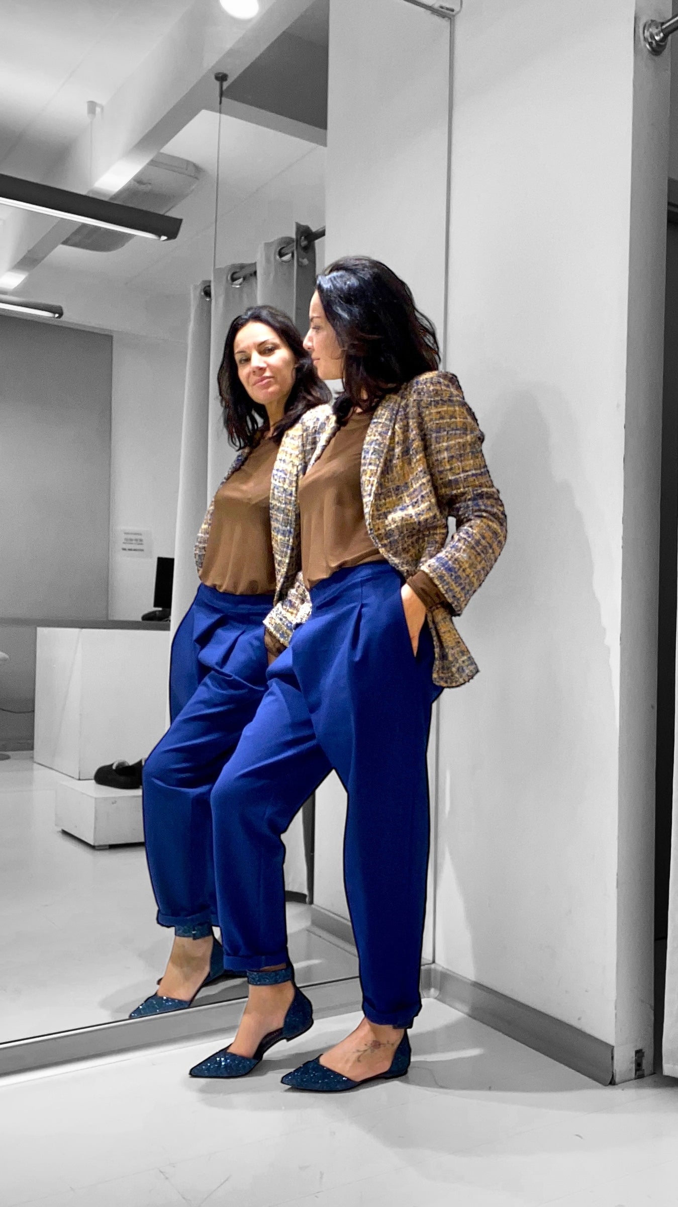 Giacca Tweed Fiore