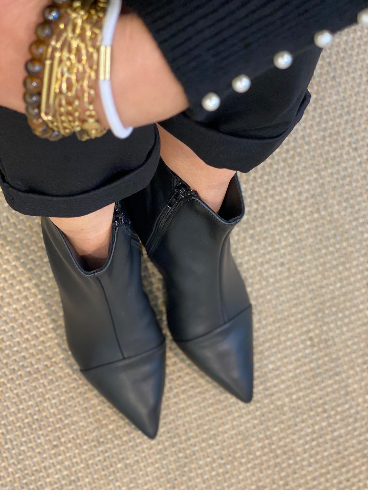 Stivaletto Pikes di Pelle Nero