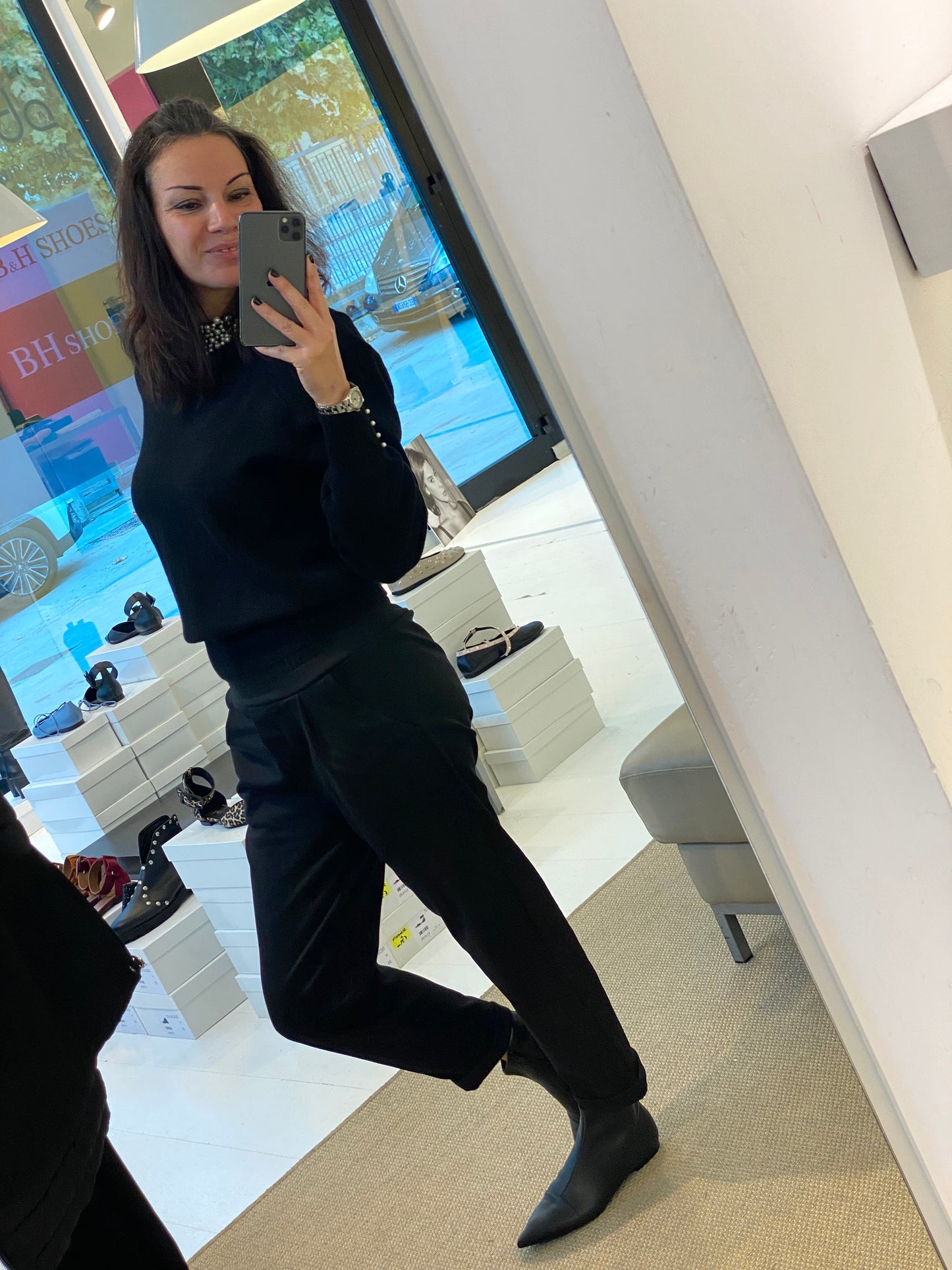 Stivaletto Pikes di Pelle Nero
