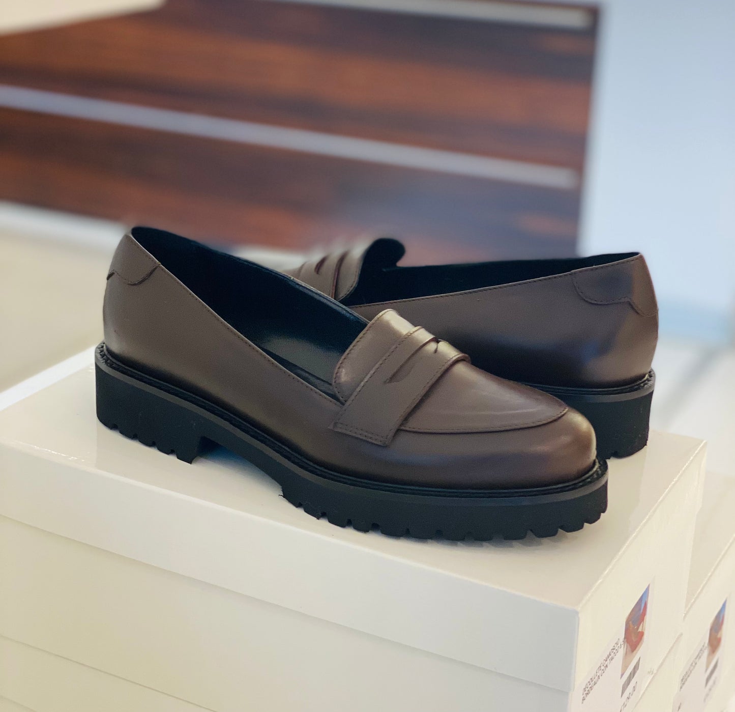 Mocassino donna di pelle t.moro Art. 2309