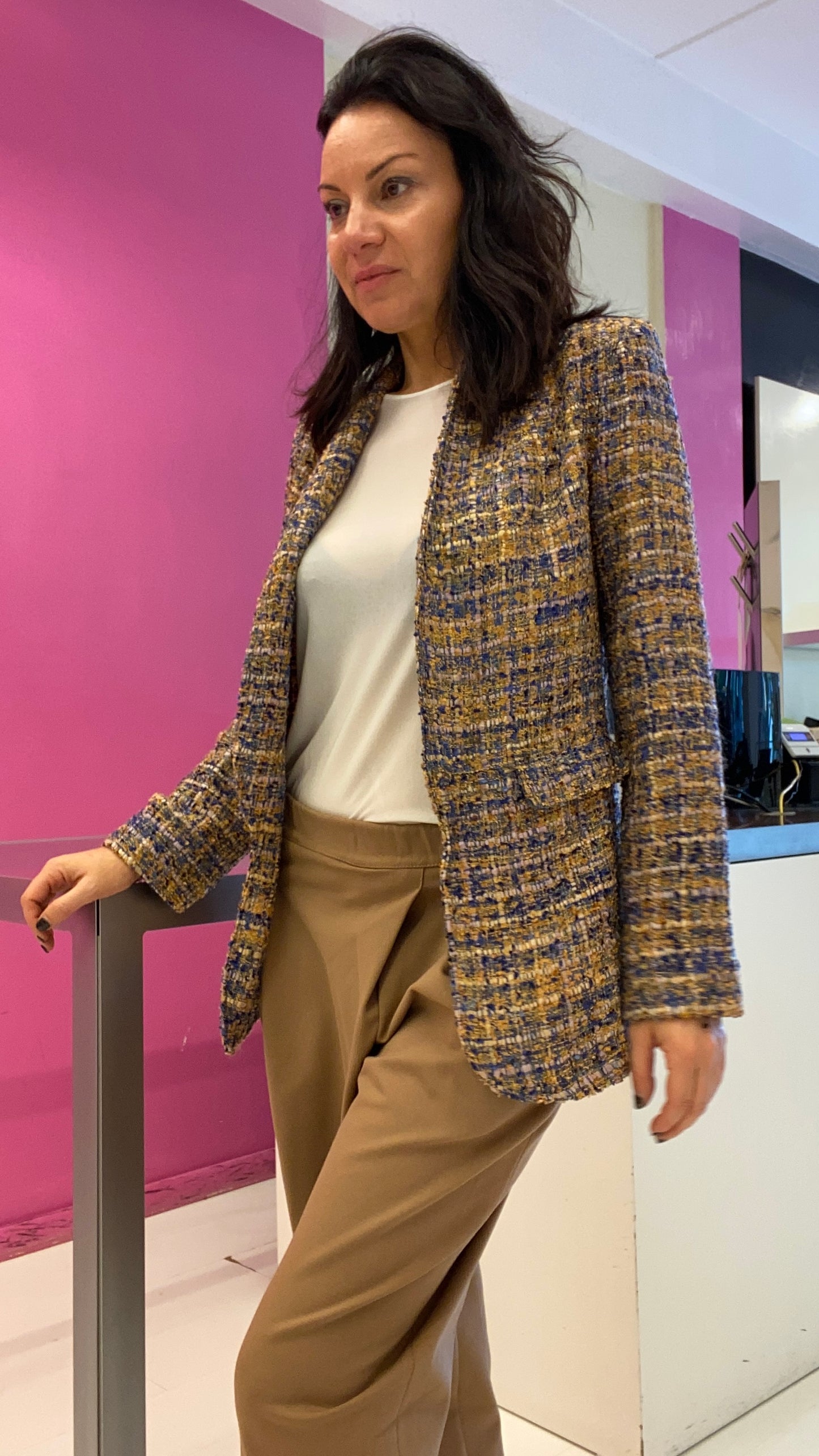 Giacca Tweed Fiore