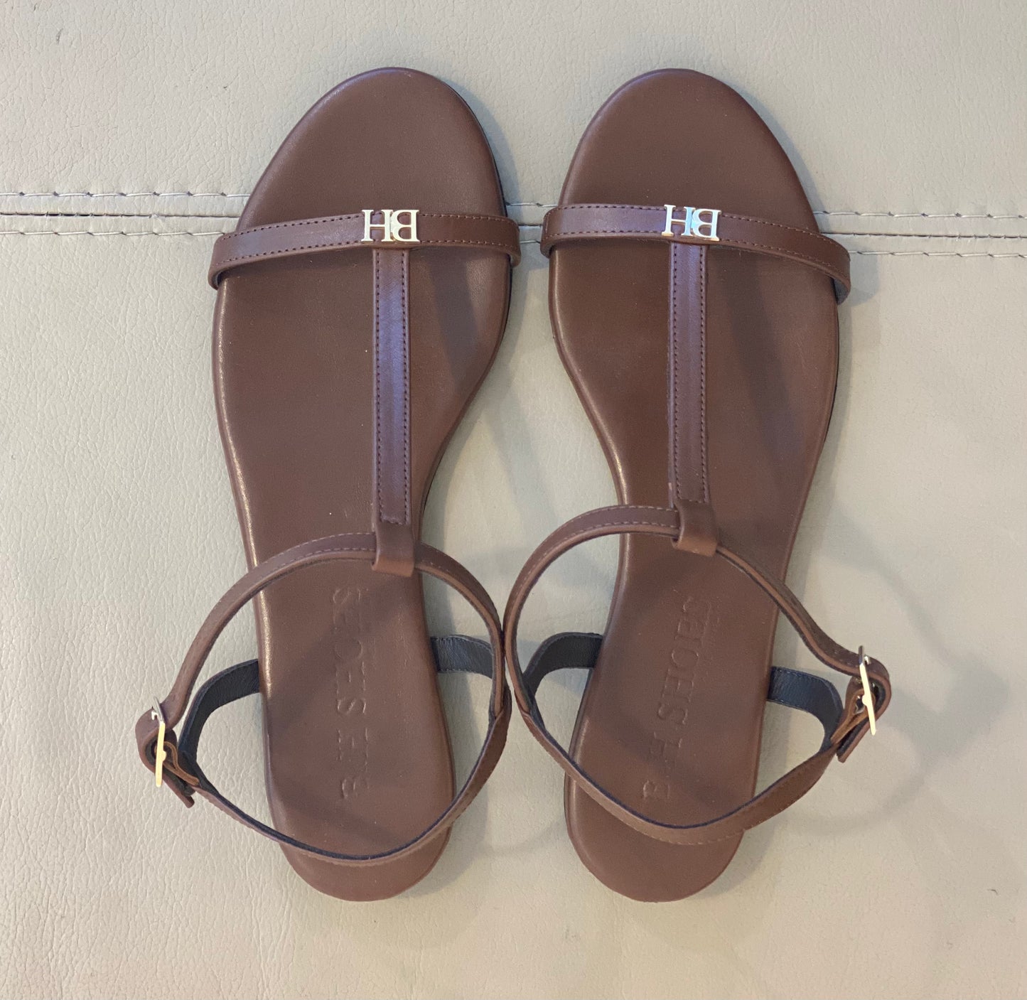 Sandalo 977 Pelle Marrone