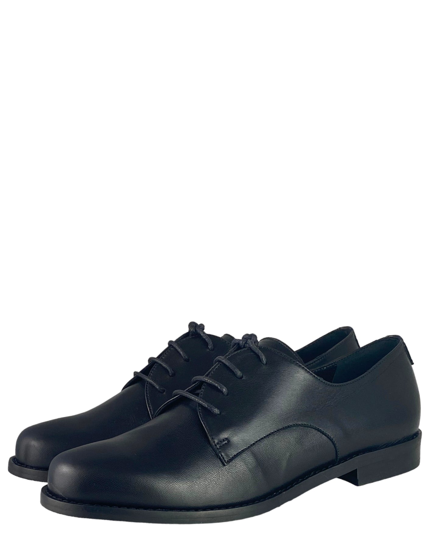 Scarpa di Vera Pelle con Lacci, fondo leggero Décolleté