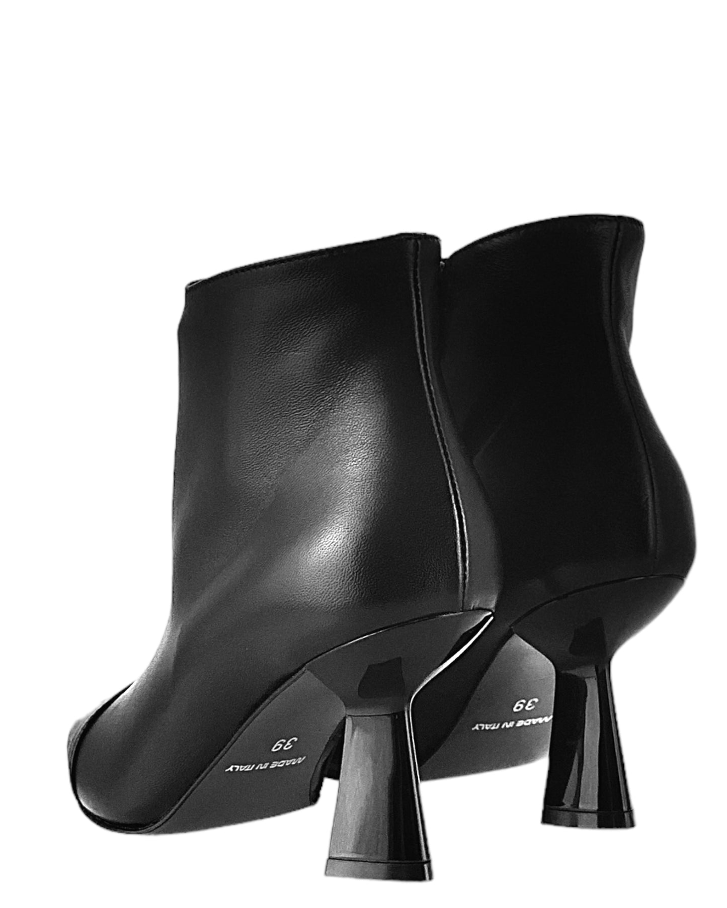 Stivaletto di Vera Pelle con Tacco Sette Stiletto
