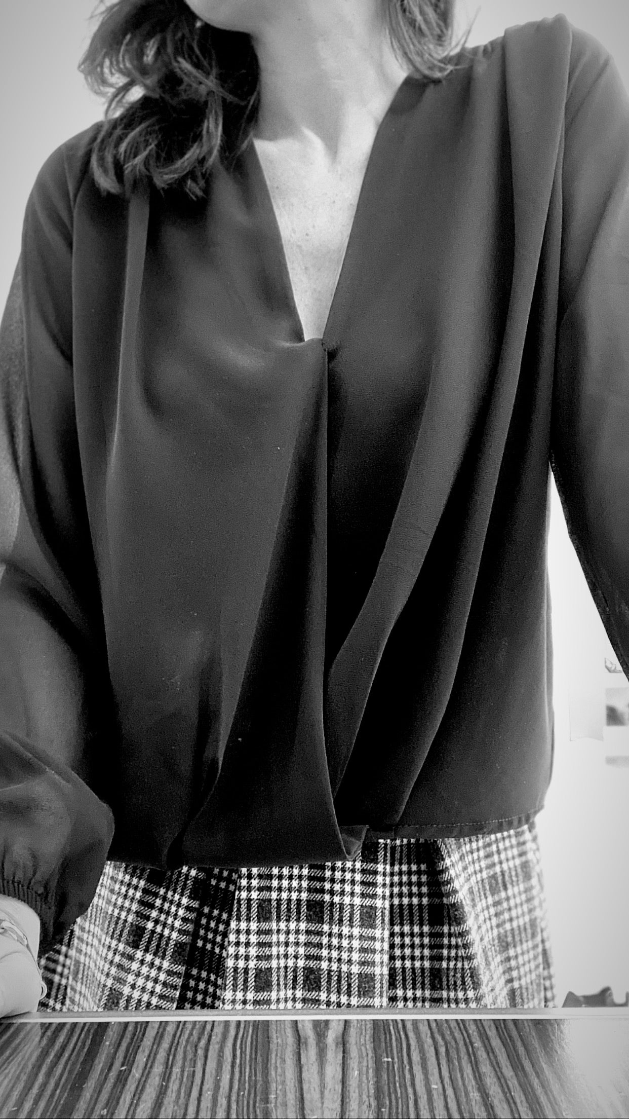 Camicia in Maglia Semi trasparente
