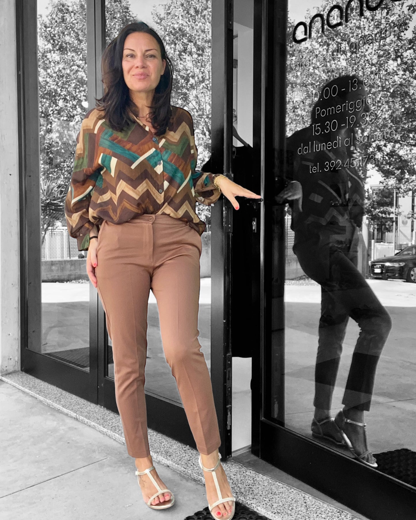 Pantalone Viscosa a Costine
