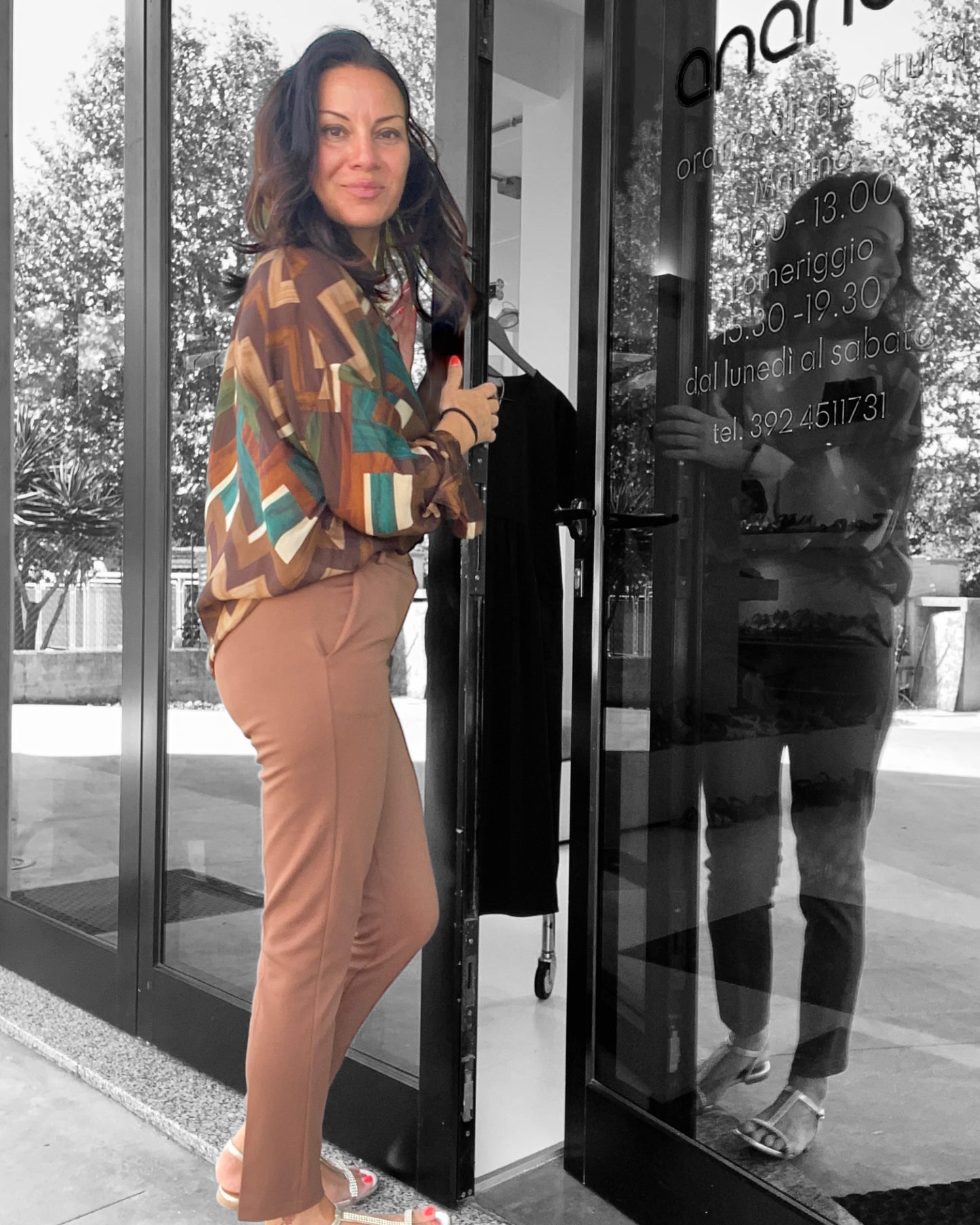 Pantalone Viscosa a Costine