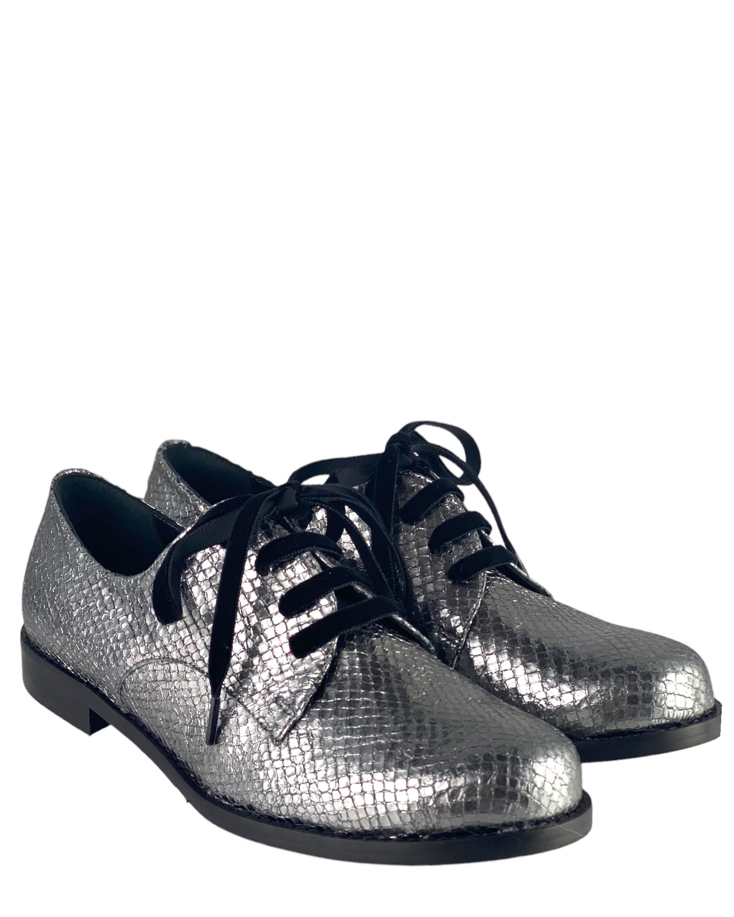 Scarpa di Vera Pelle con Lacci, fondo leggero Décolleté