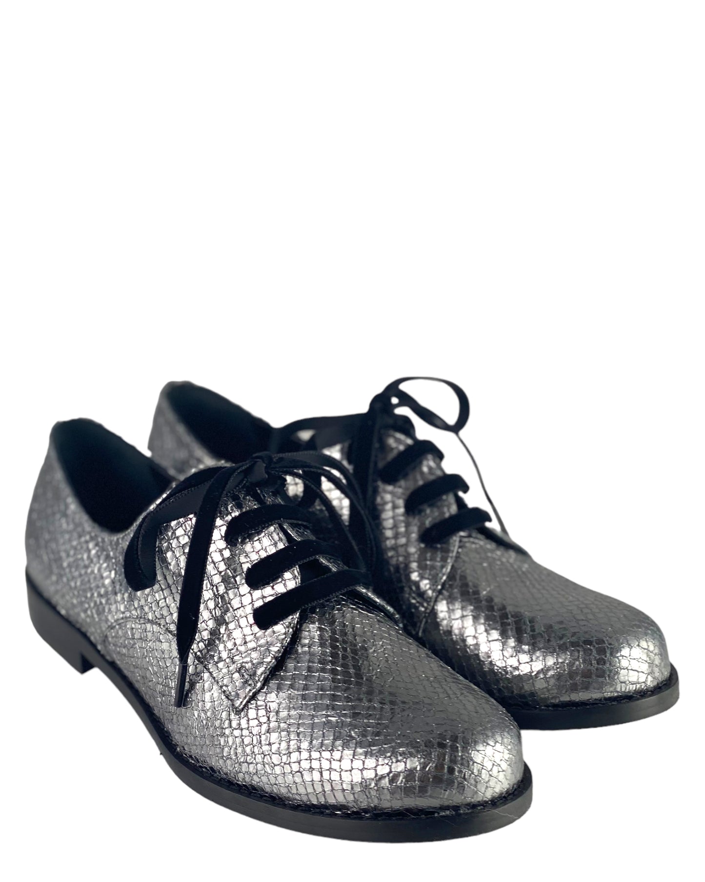 Scarpa di Vera Pelle con Lacci, fondo leggero Décolleté