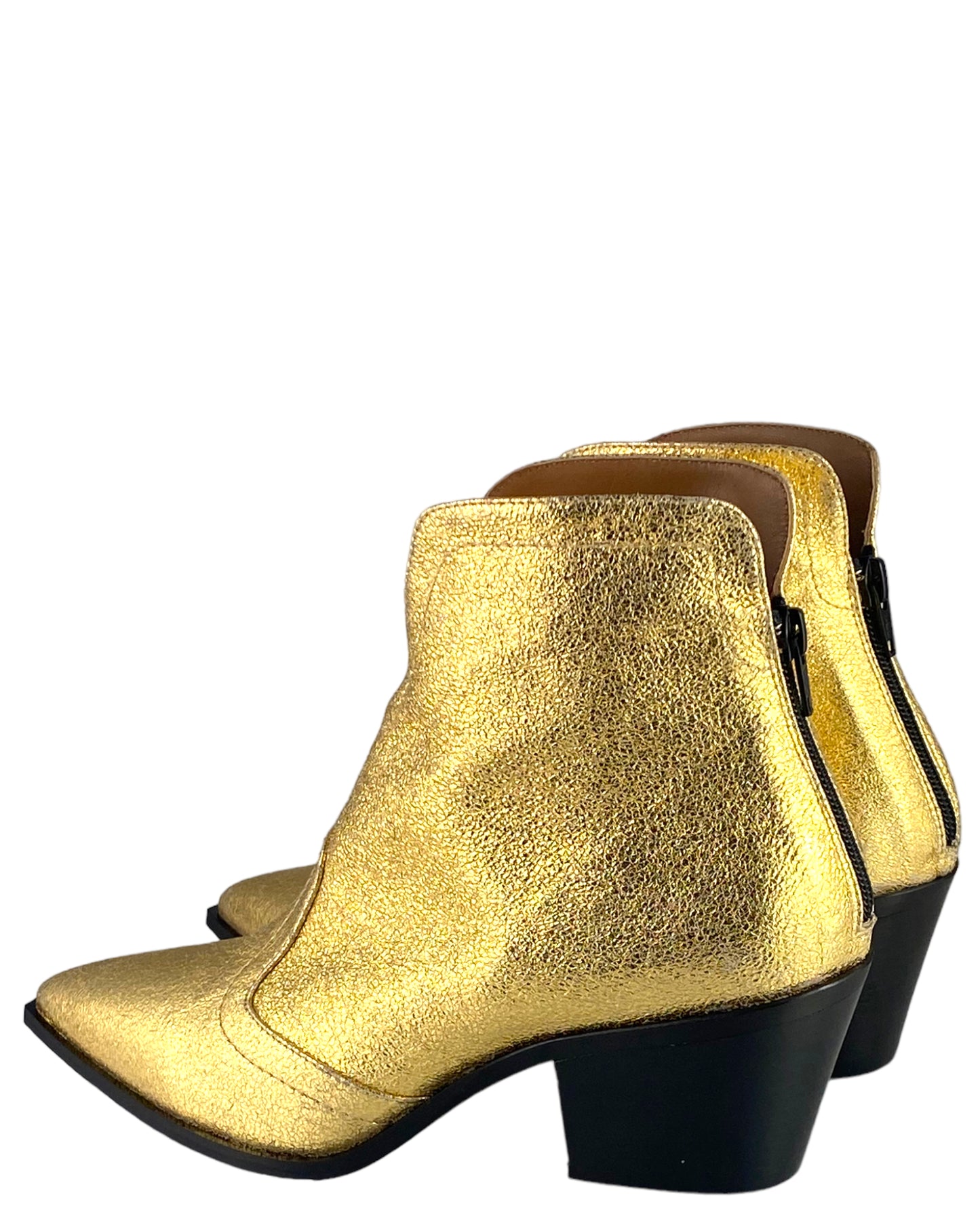 Stivale Texano di Vera Pelle Col.Oro
