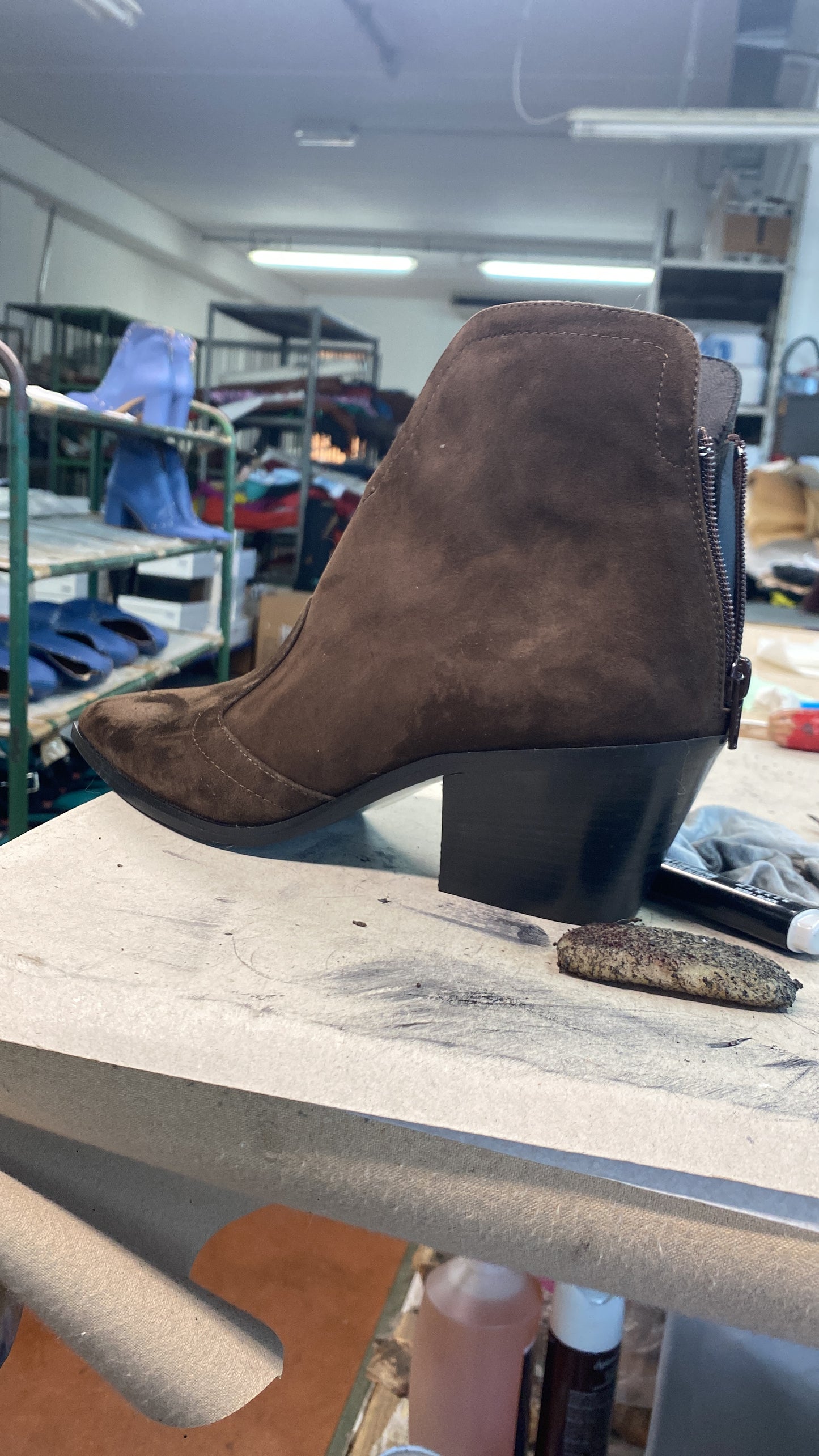 Stivaletto Tex T.Moro di pelle scamosciato