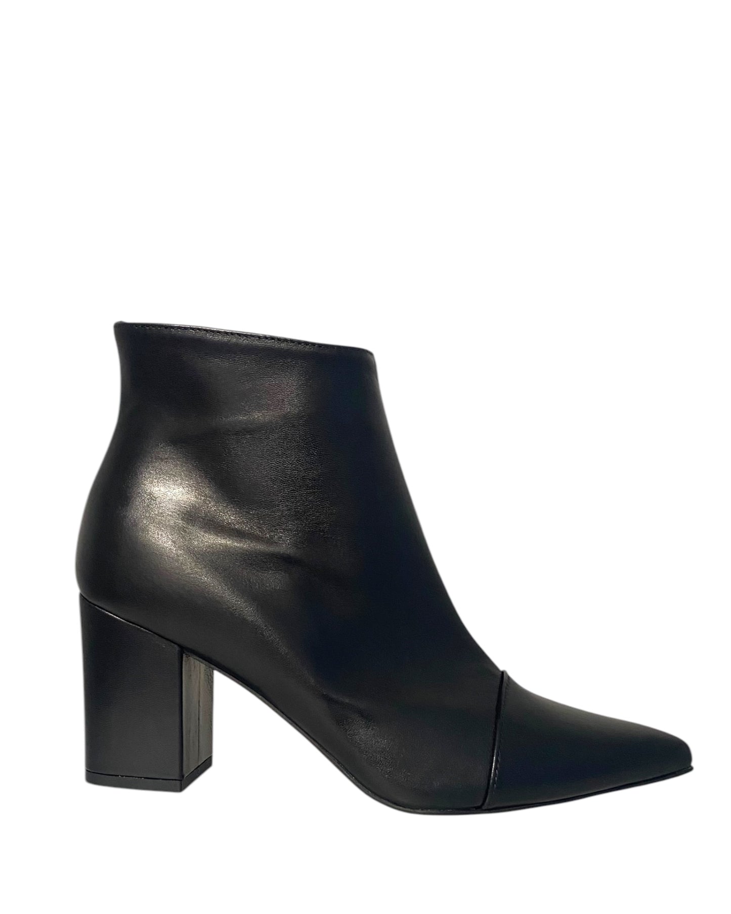 Stivaletto Pari Gamba di Pelle nero Pikes