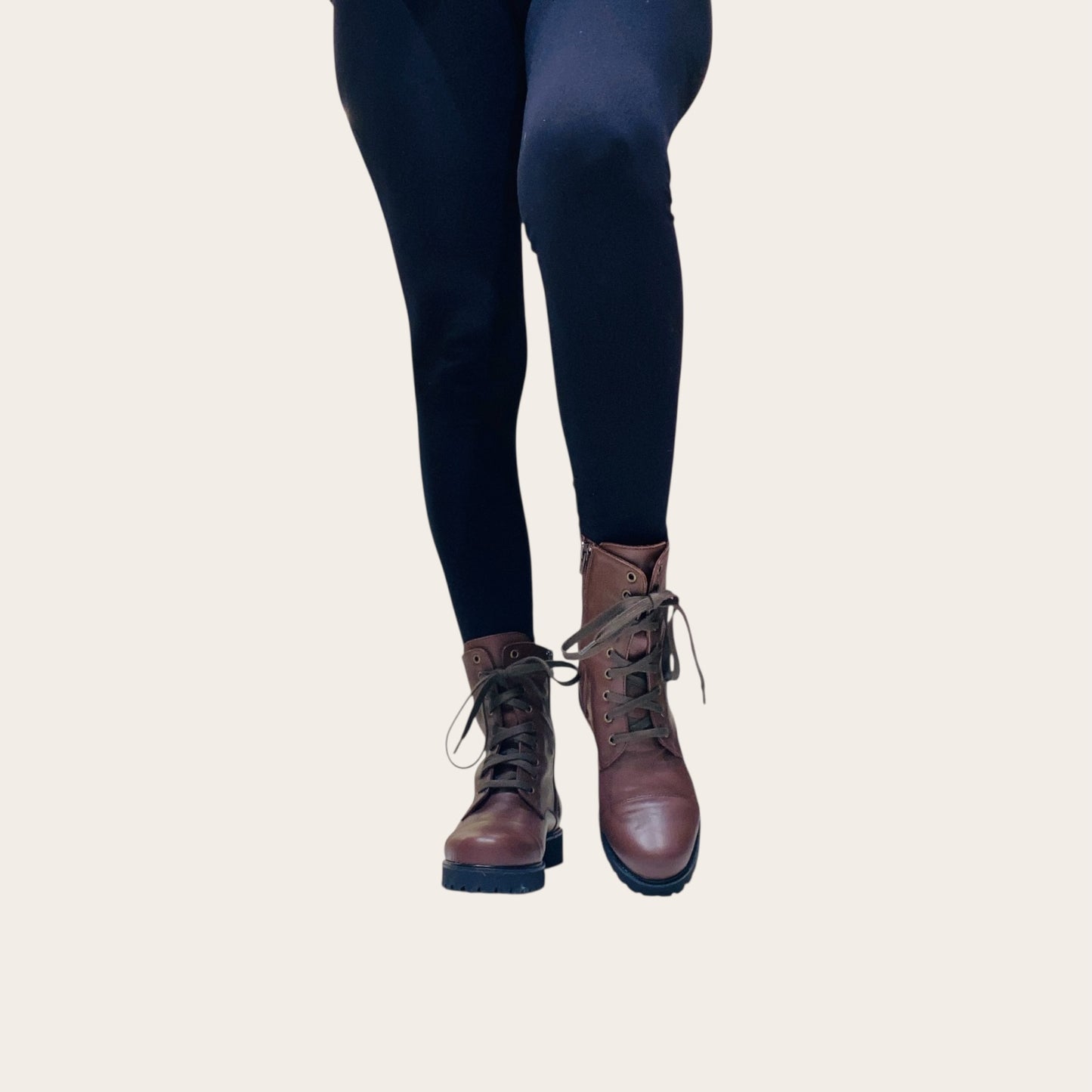 Anfibio Stivaletto di pelle marrone