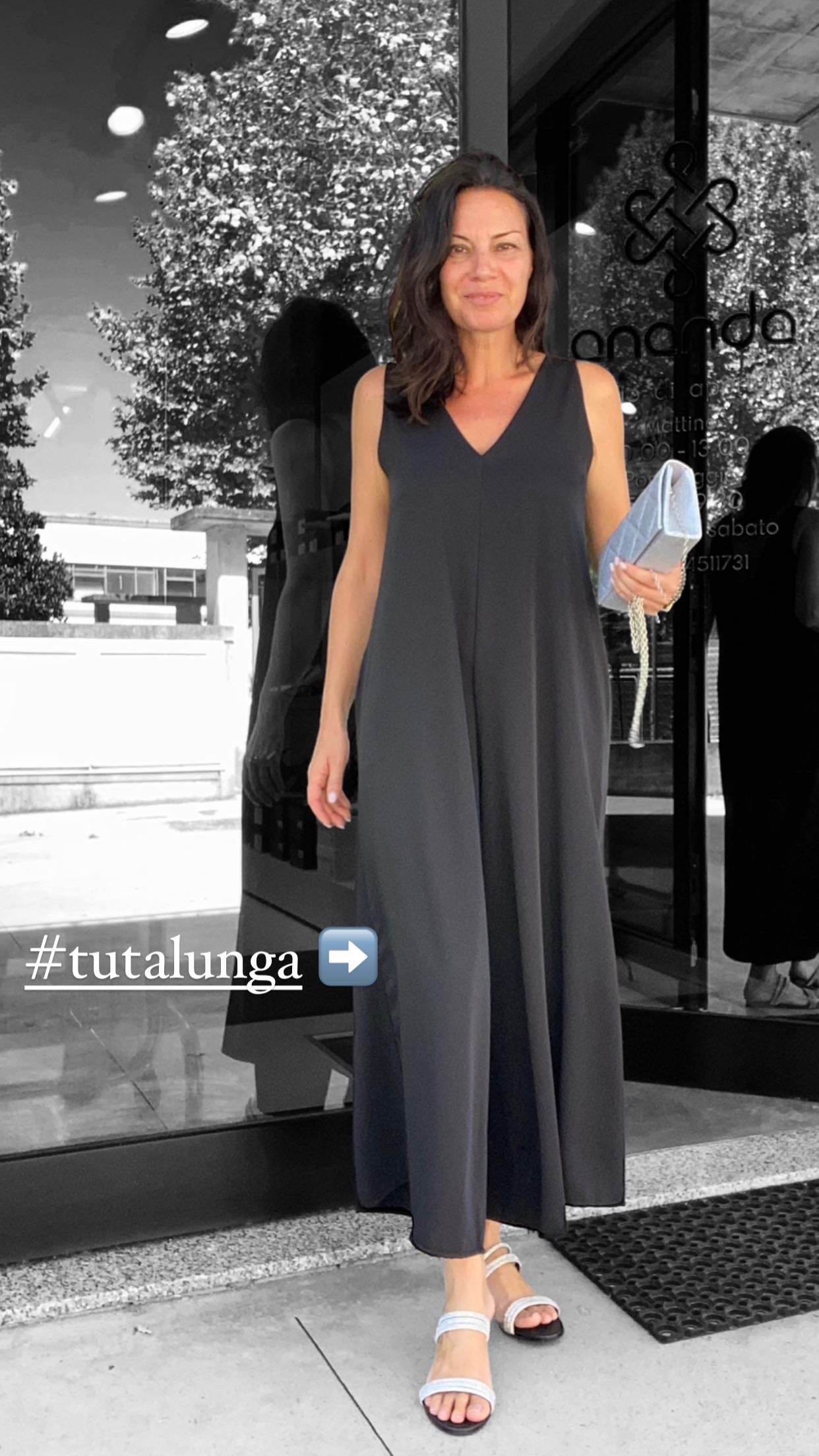 Tuta Ampia Con Bretelle Larghe