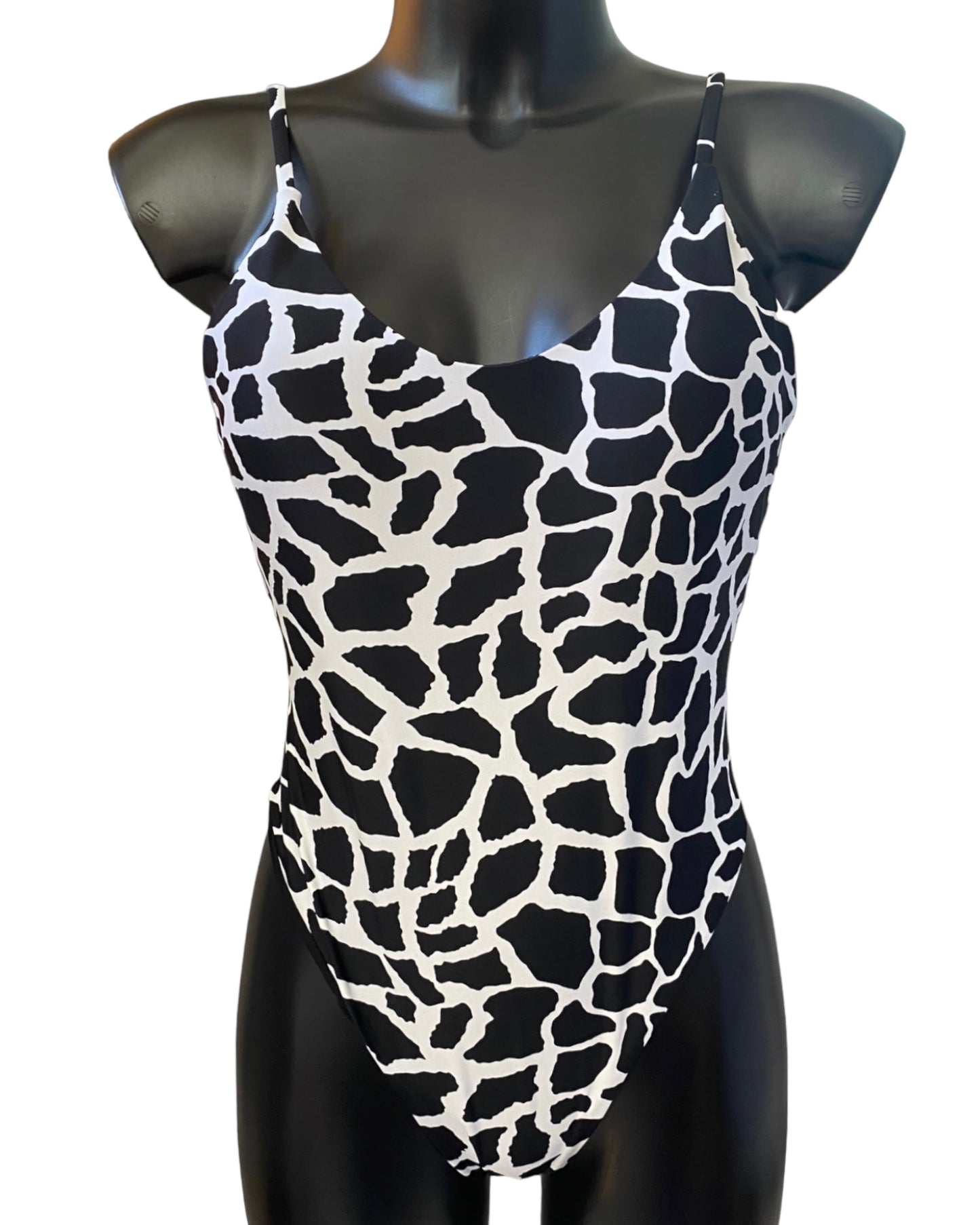 Costume Intero Zebra B/N