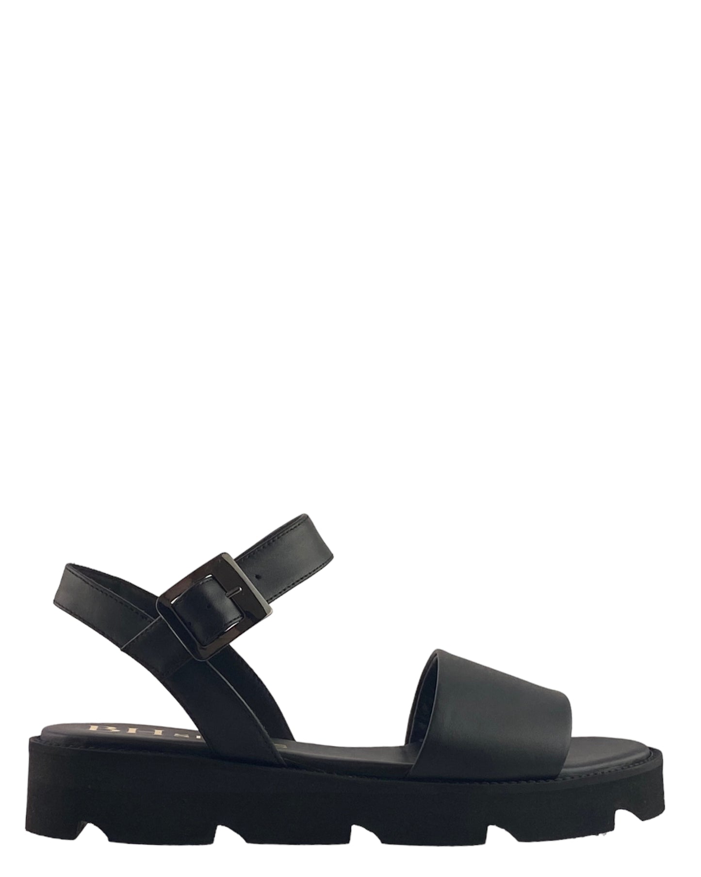 Sandalo BH shoes Nero a Fascia