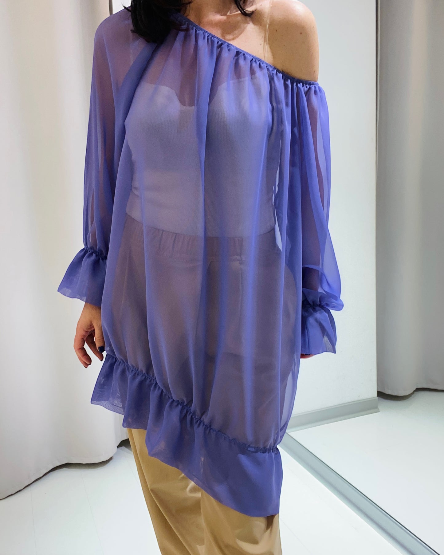 Camicia Marika Grande Glicine