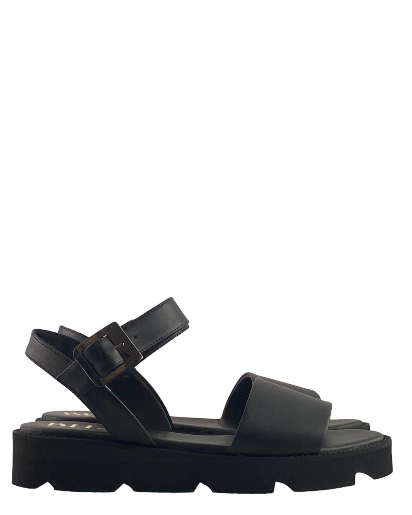 Sandalo BH shoes Nero a Fascia