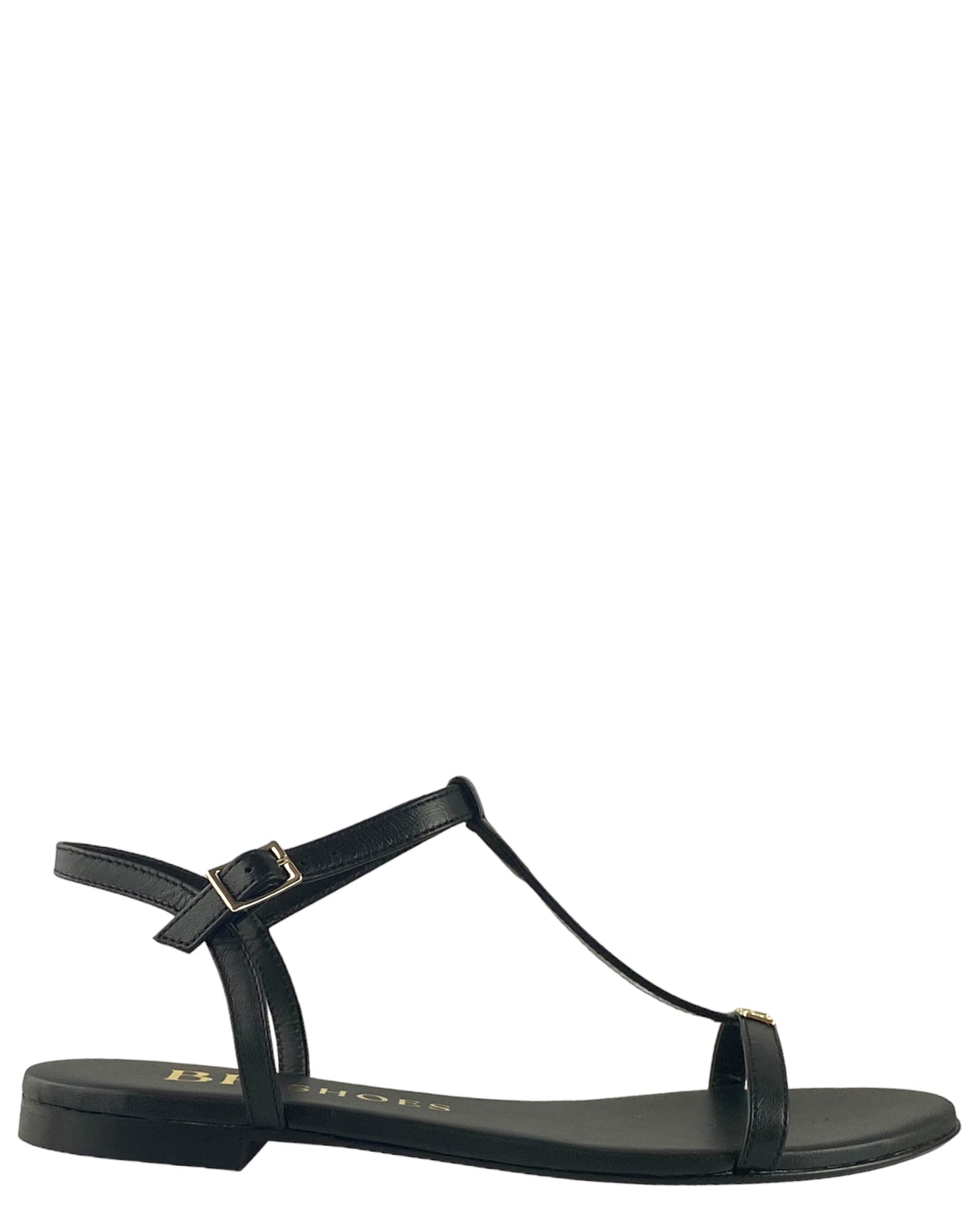 Sandalo BH shoes Nero con Logo