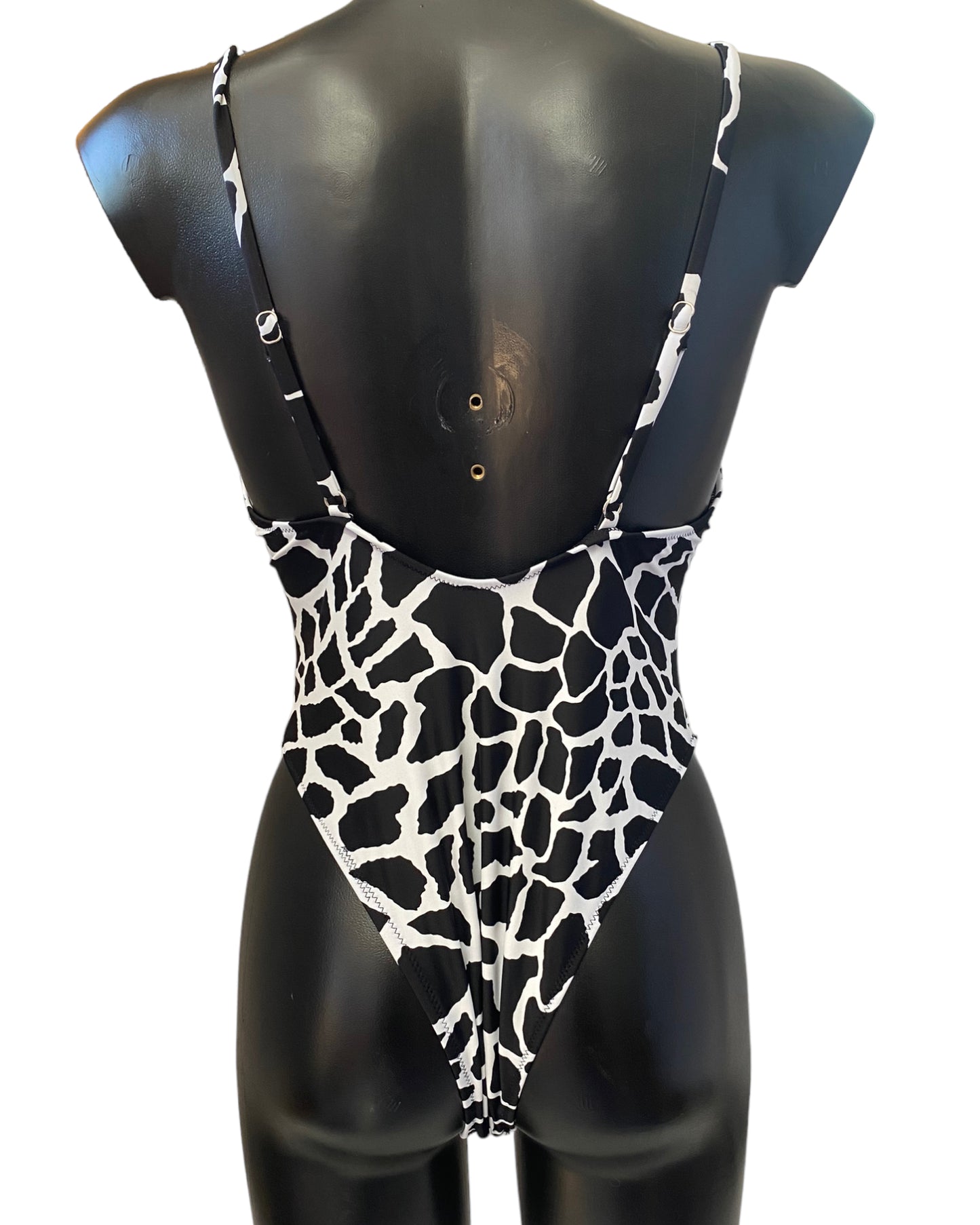 Costume Intero Zebra B/N