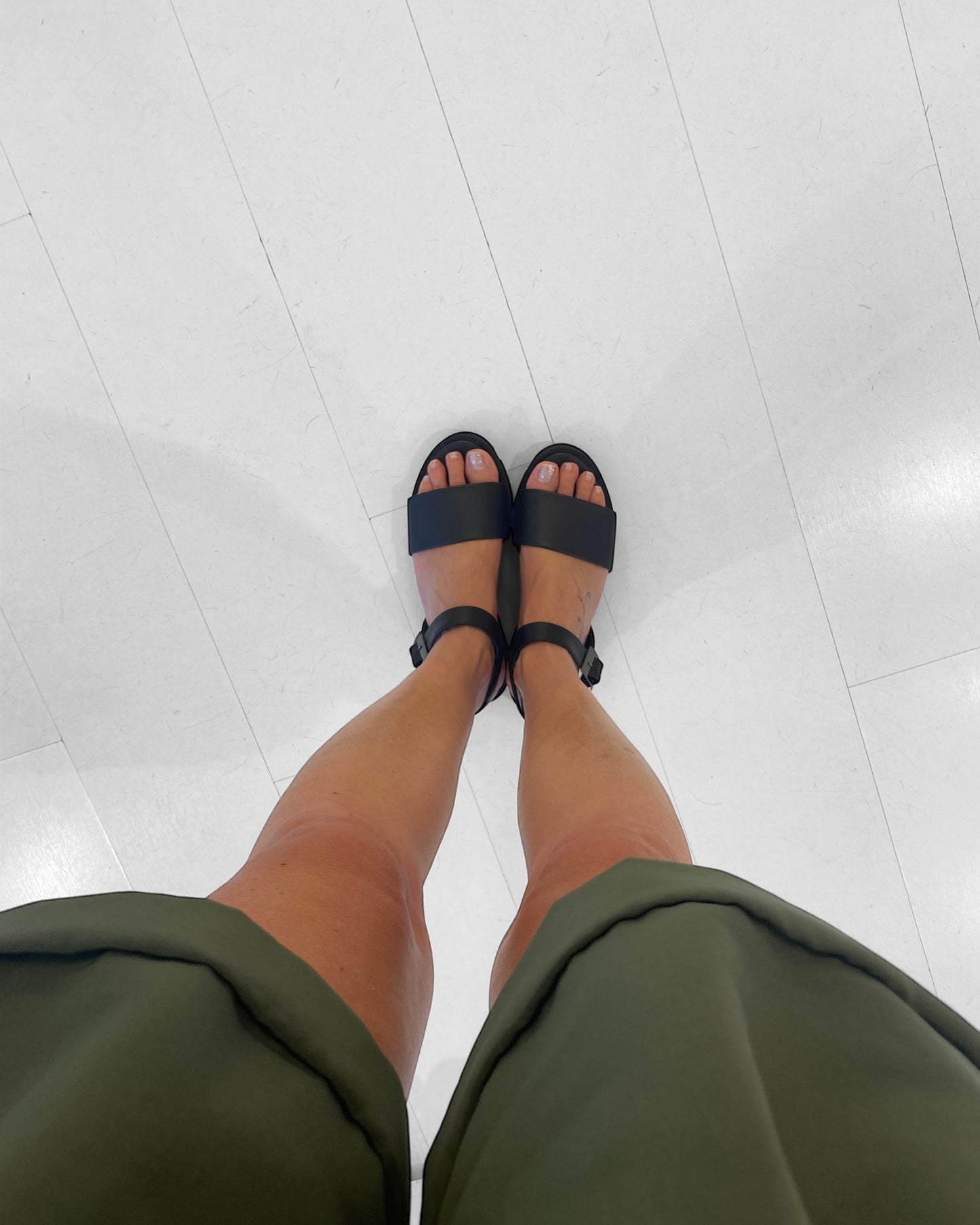 Sandalo BH shoes Nero a Fascia