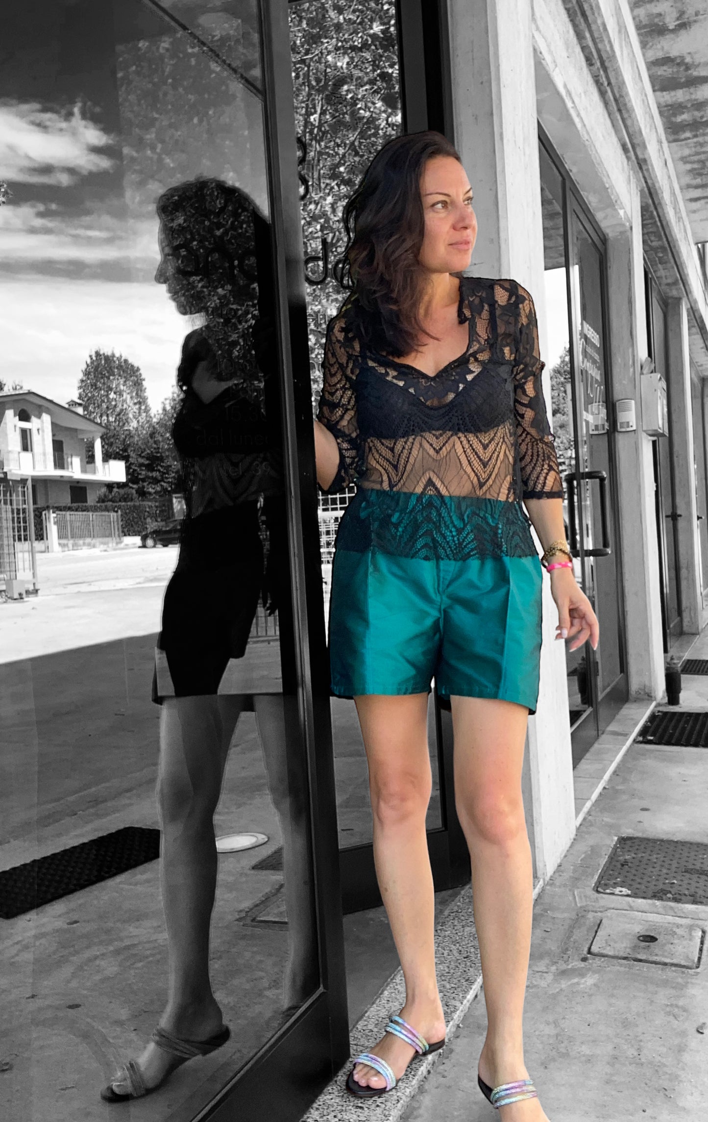 Shorts Bermuda Lidya Petrolio