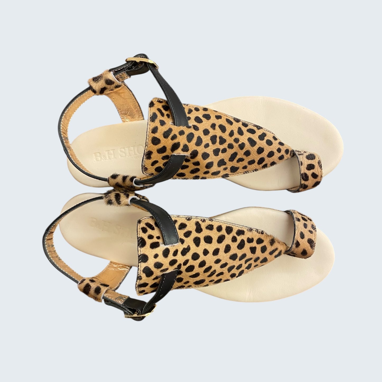 Sandalo pelle cavallino ad infradito