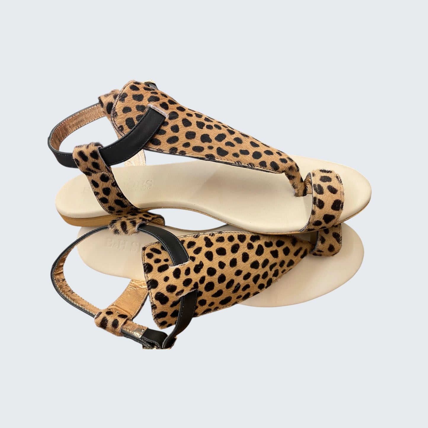 Sandalo pelle cavallino ad infradito