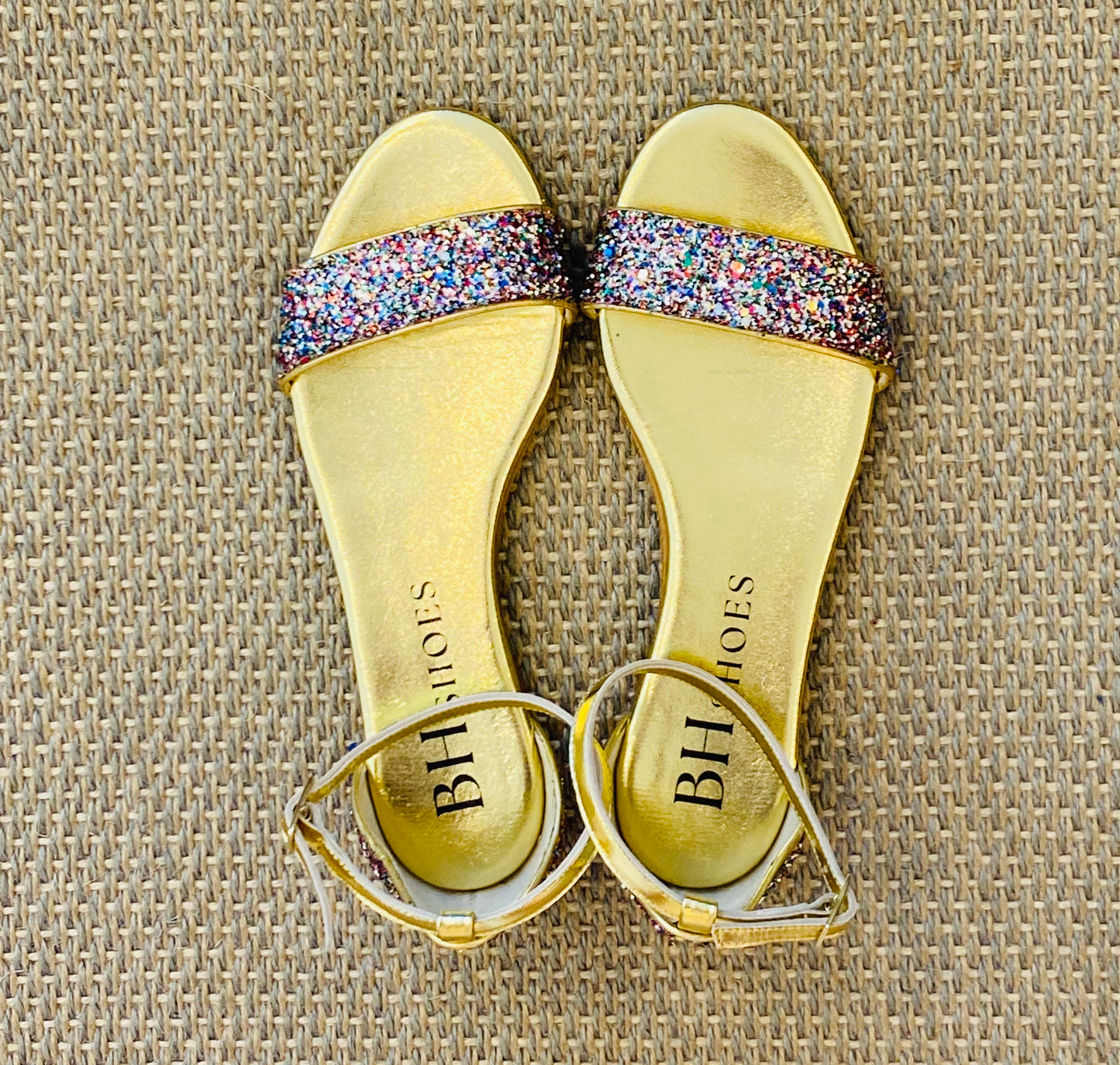 Sandalo Flat M01097 Glitter Multicolor