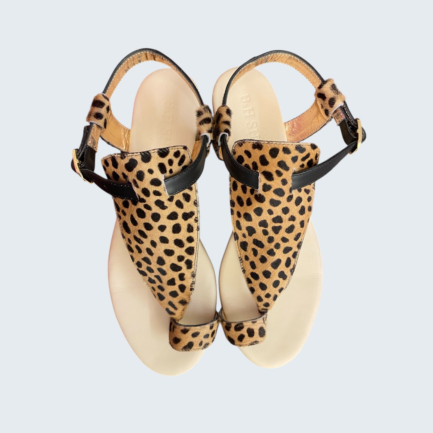 Sandalo pelle cavallino ad infradito