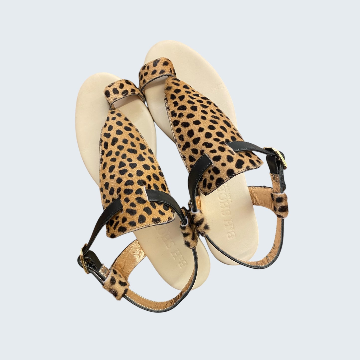 Sandalo pelle cavallino ad infradito