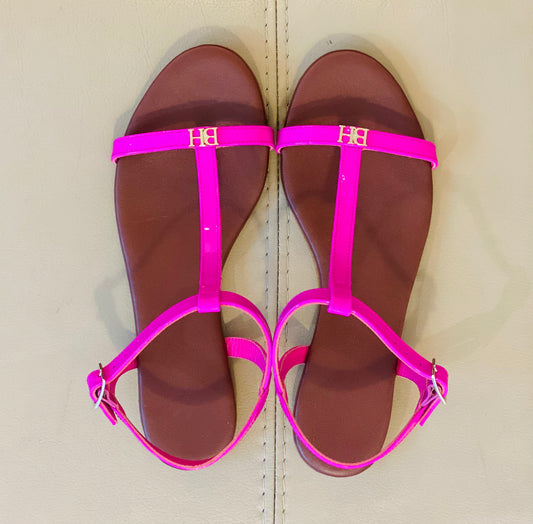 Sandalo 977 Pelle Vernice fucsia