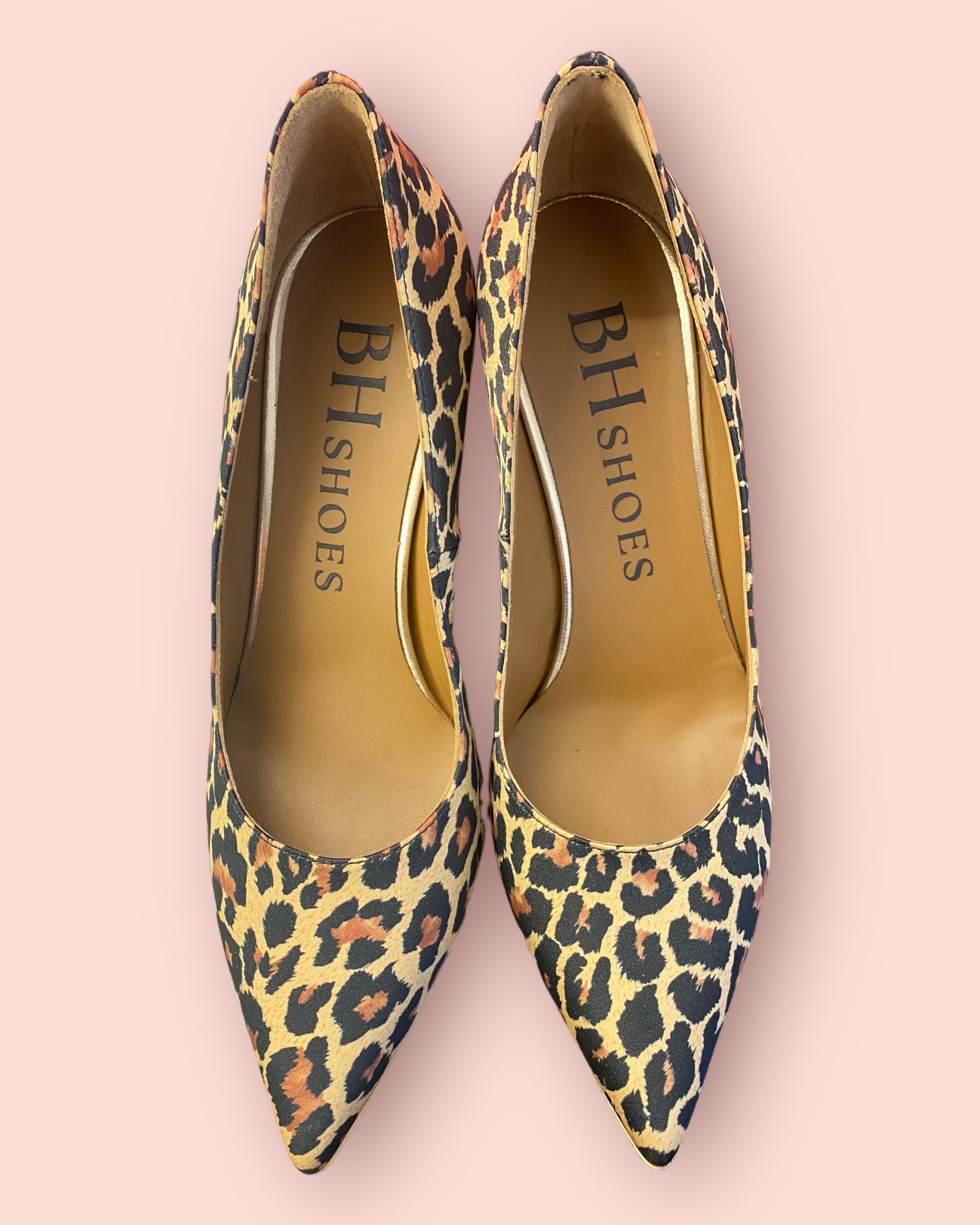 Leopard Print Scarpe Maculate Tacco Beige Zeppa Ballerine Maculate