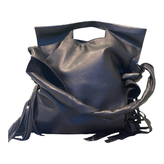 Borsa di Vitello Nappato nero Soft hold