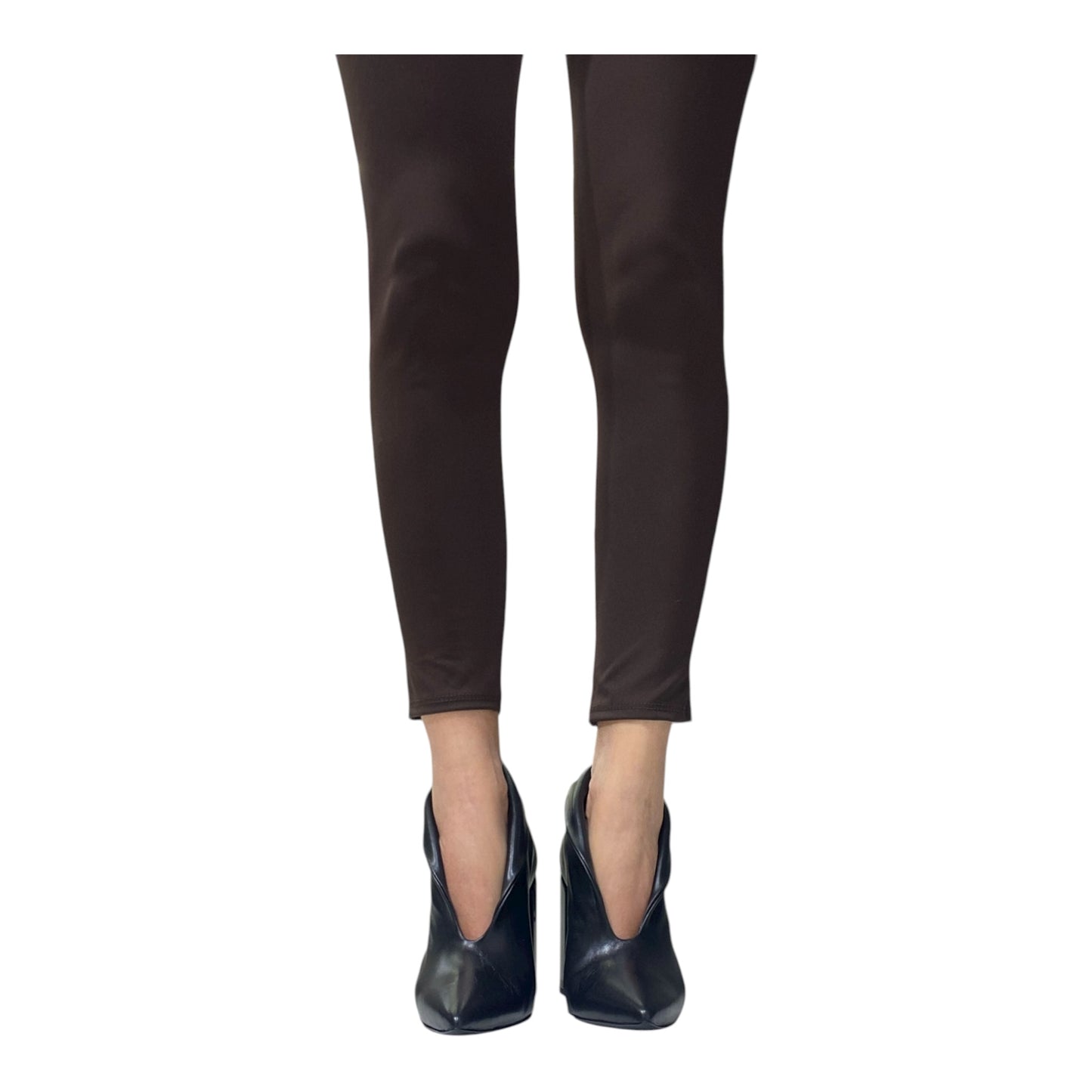 Stivaletto scarpa tacco alto di pelle