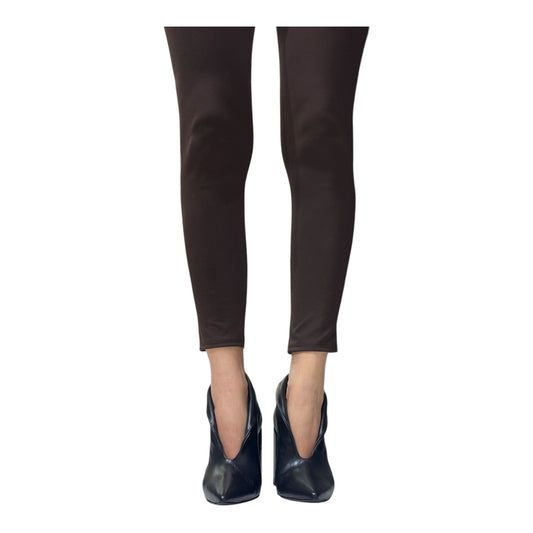 Stivaletto scarpa tacco alto di pelle