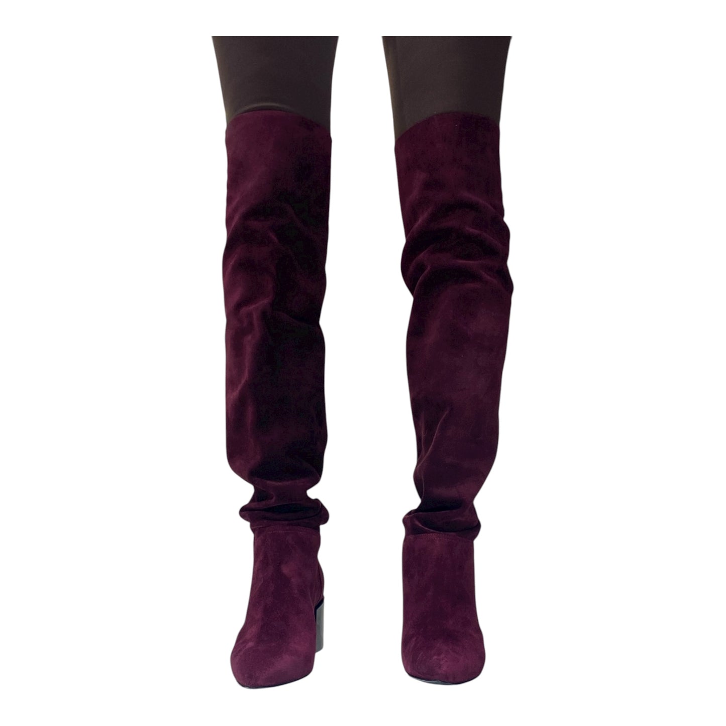 Stivale scamosciato di crosta bordeaux 😍