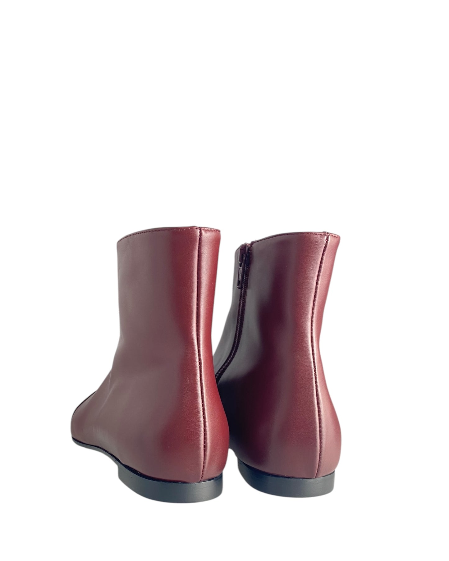 Stivaletto Pikes di Pelle Bordeaux