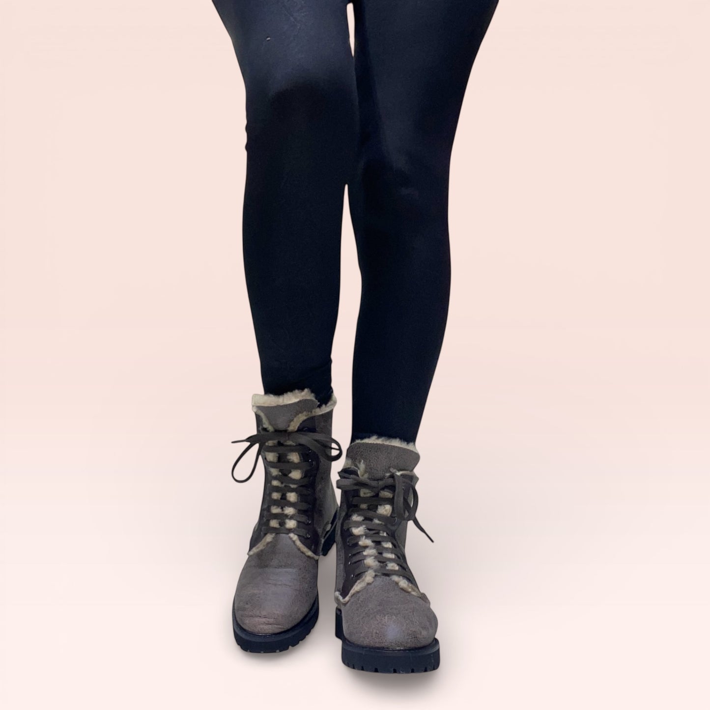 Stivaletto di pelliccia di montone