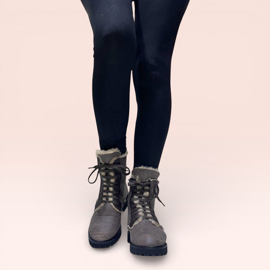 Stivaletto di pelliccia di montone